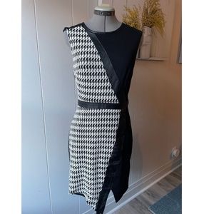 Black houndstooth Marciano dress size 6